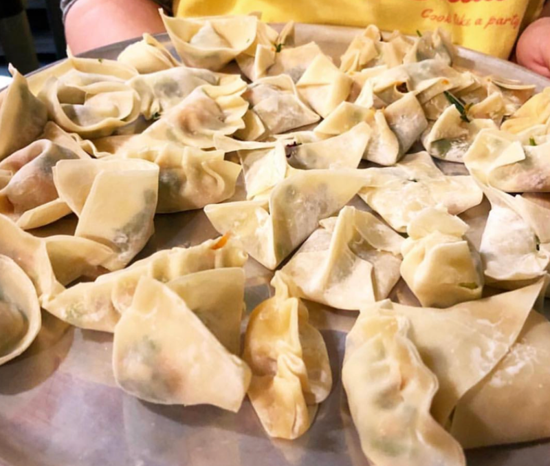 Making of dumplings