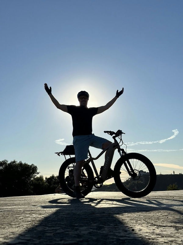 man on bike