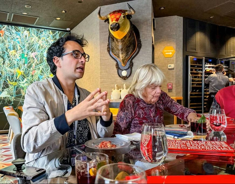 Man on food tour 3487