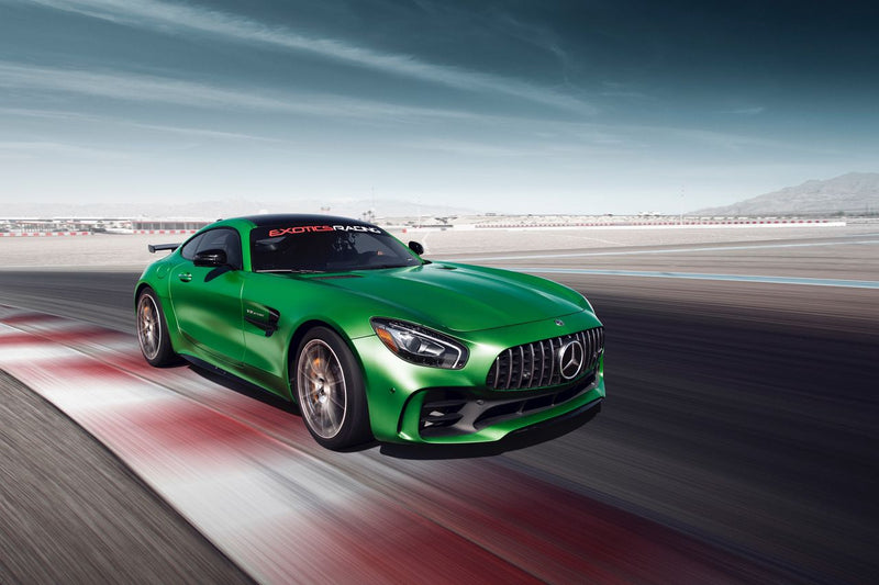 Mercedes on track