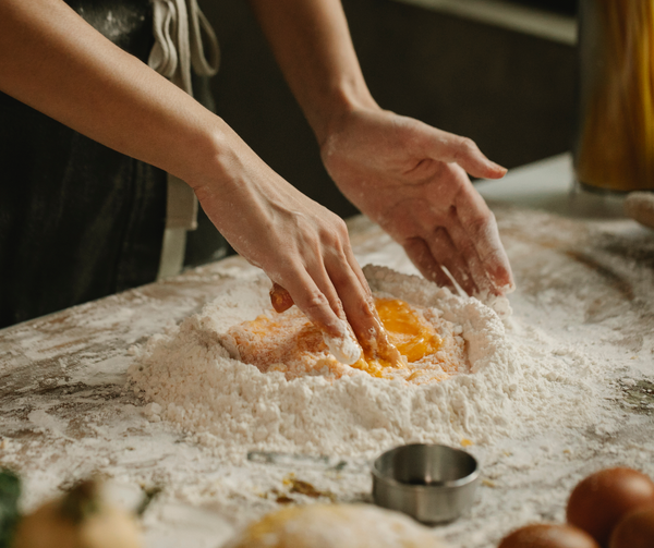 Mixing dough