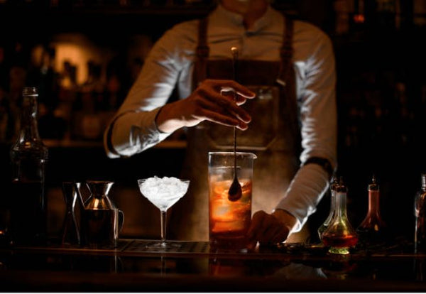 drink poured over ice