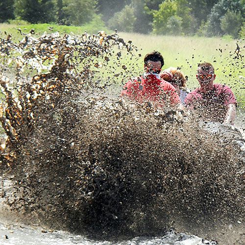 mudding-splash