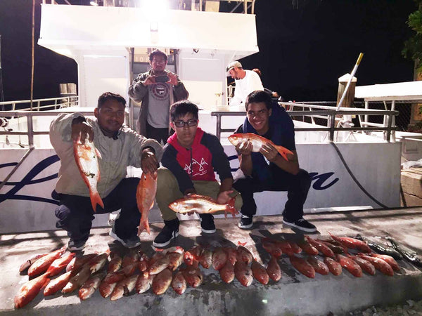 Night snapper fishing
