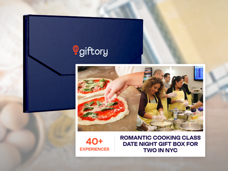 Romantic Cooking Class Date Night Gift Box for Two in NYC