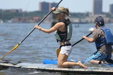 on water