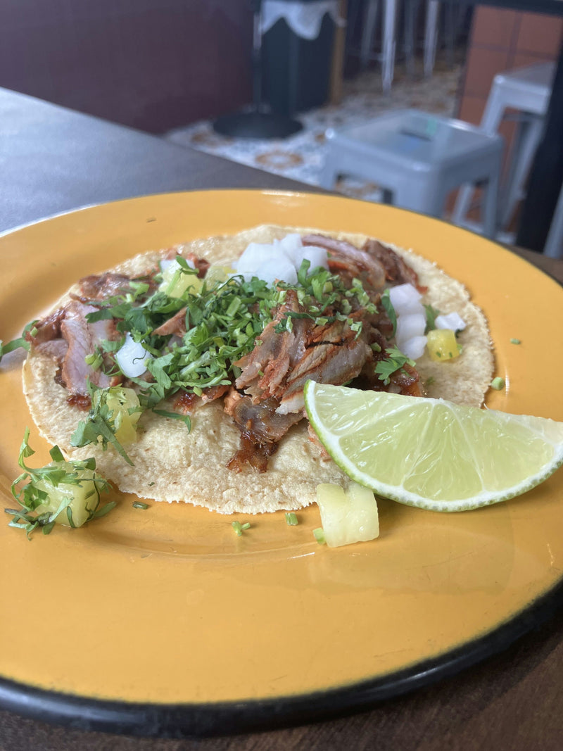 open faced tacos