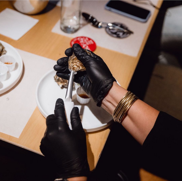 oyster shucking