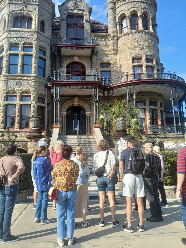 People on building tour