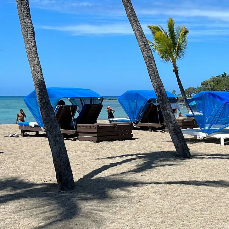 Cabana Half Day Rental at Anaeho’omalu Bay