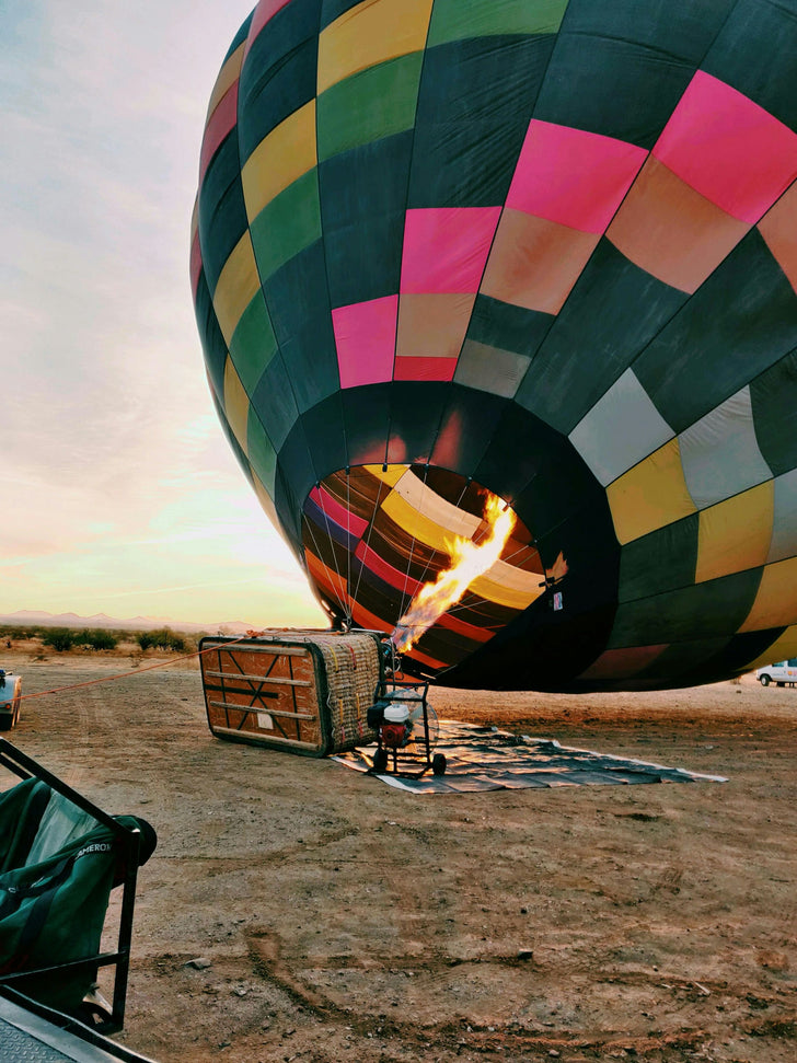 Private Hot Air Balloon Ride for Two with Champagne & Wine Tasting