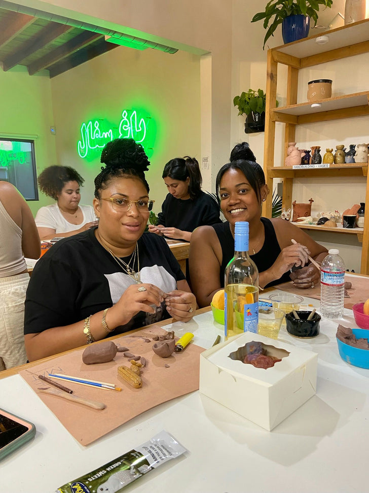 Mid-City BYOB Pipe Party Pottery Class