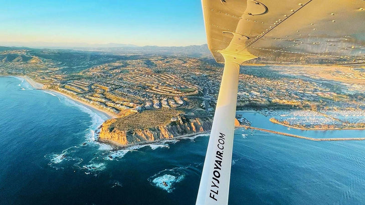 Romantic Sunset Coastal Plane Tour of Orange County for 2