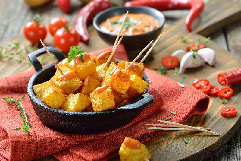plated-patatas-bravas