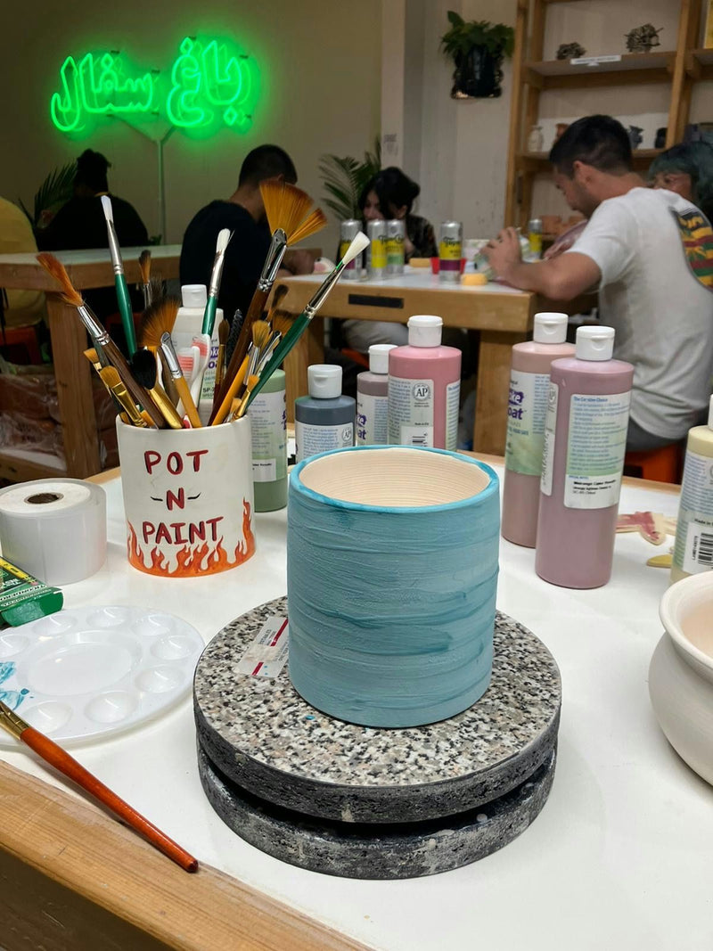 pottery-painted