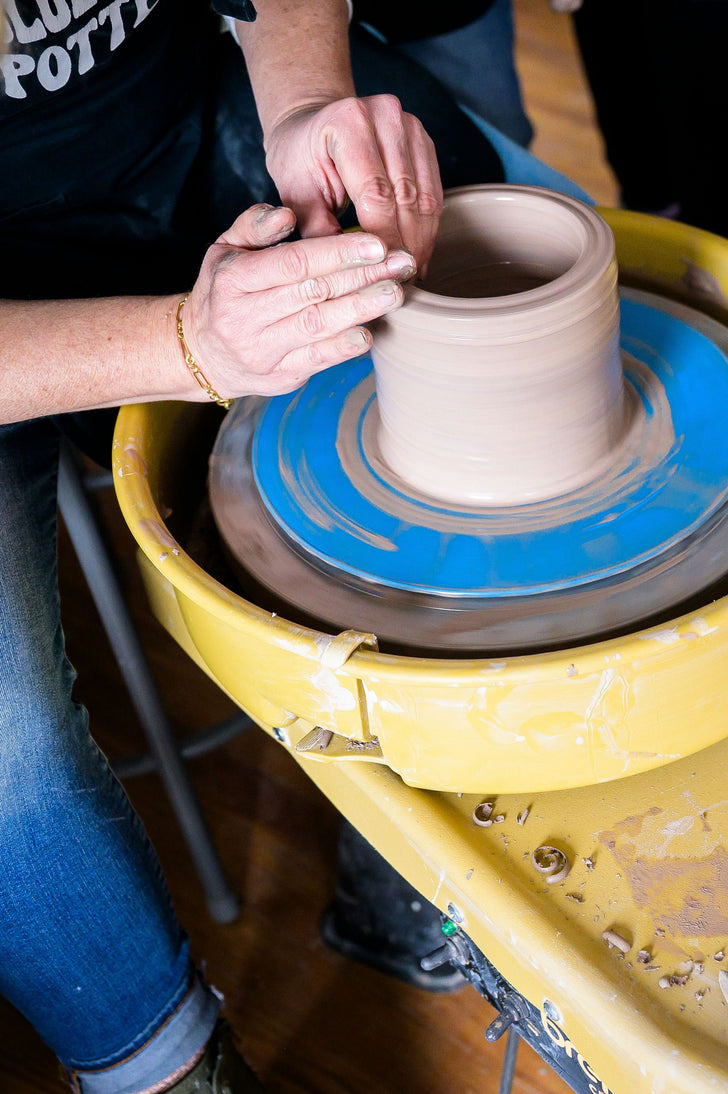 Kids Introductory Pottery Wheel Class Near Philadelphia