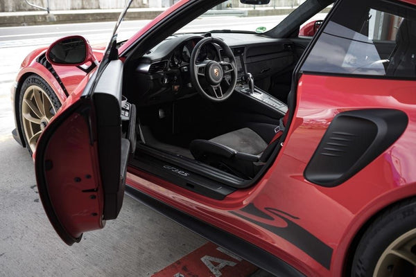red-porsche-door