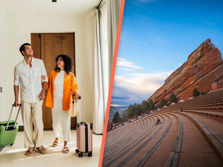 1 Night in Denver + Red Rocks Concert Tickets
