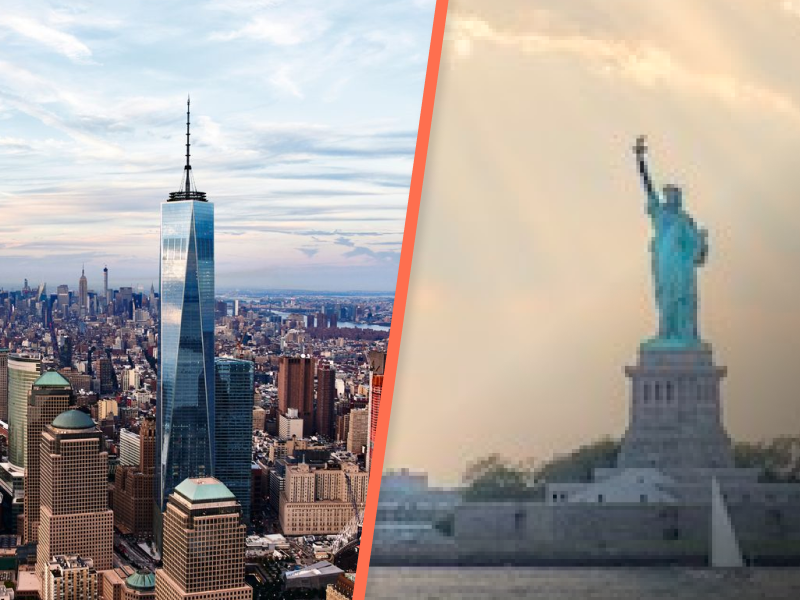 OWO and Statue of Liberty