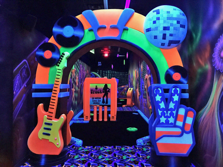 Rock of Ages Blacklight Mini Golf Experience at the Mall of America