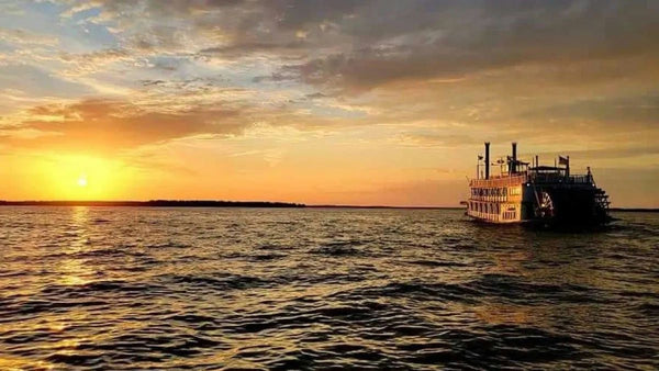 beautiful sunset cruise