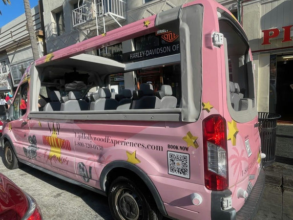 side-of-pink-van
