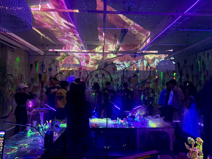 Paint, Slime & Sip Experience in the Dark