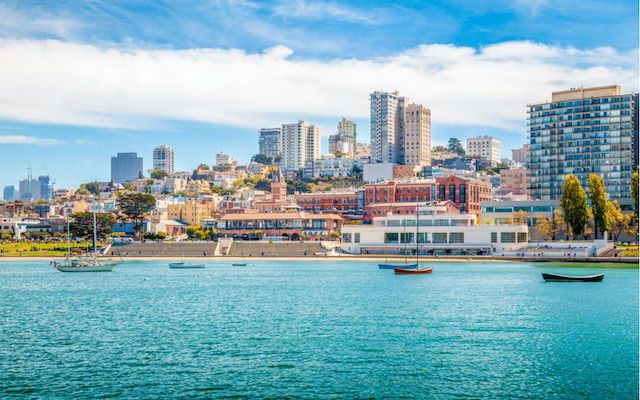 skyline from water