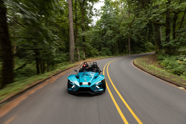 Slingshot on open road