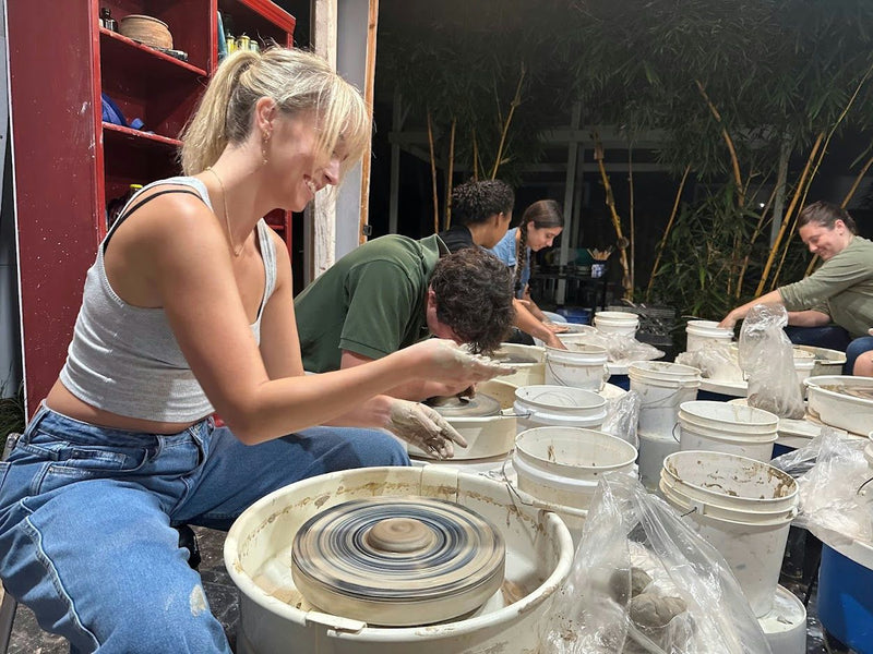 spinning pottery wheel