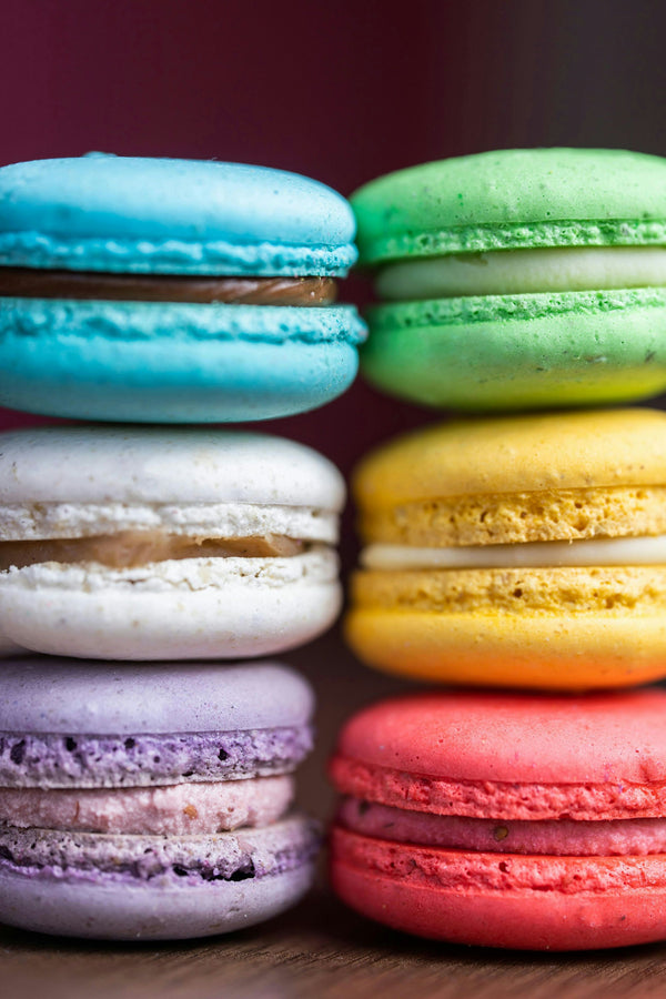 stacked macarons
