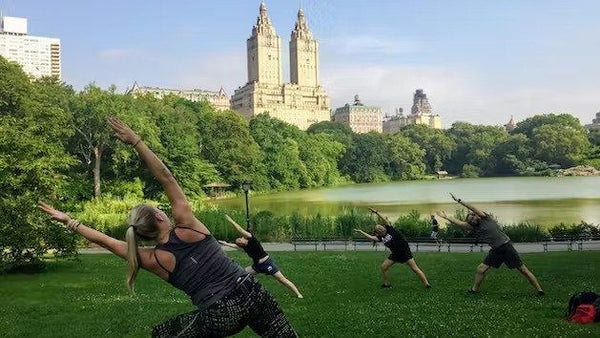 sunrise yoga in central park