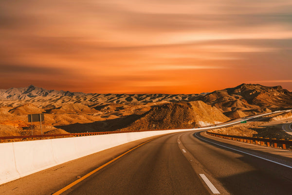 sunset-desert-roads