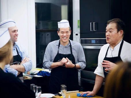 sushi chefs in class