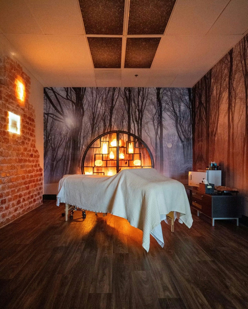 Table in salt room