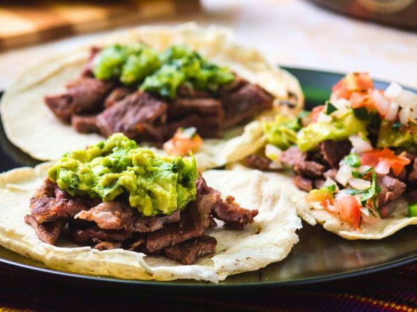 Tacos at cooking class