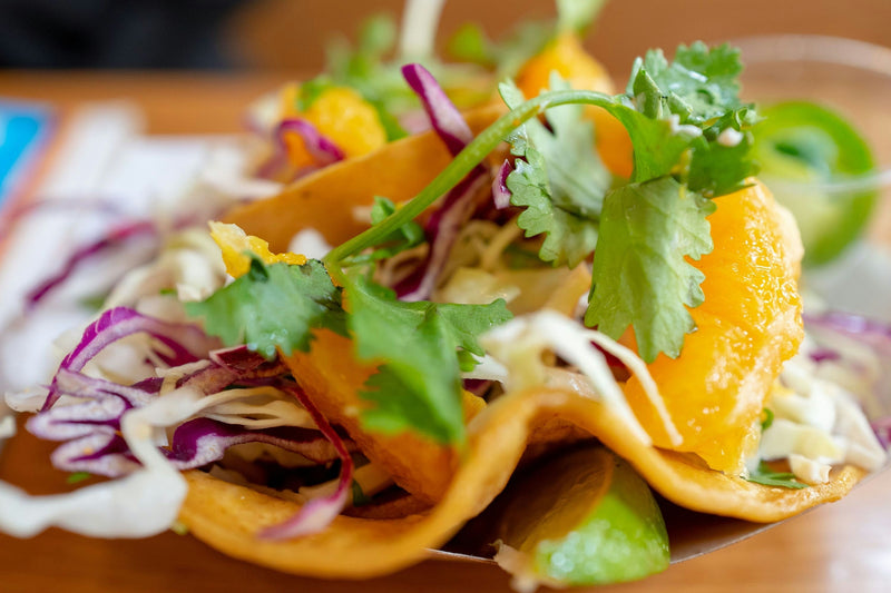 Tacos with cilatnro