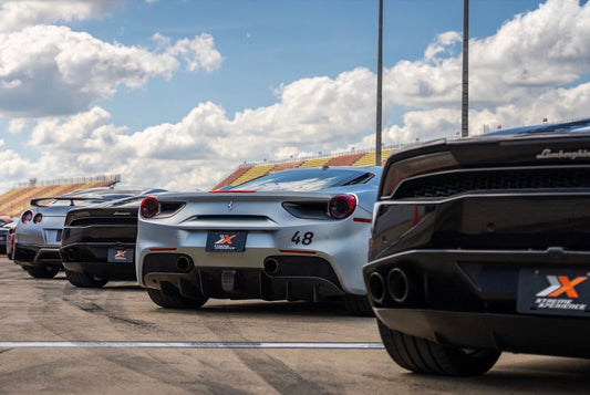 tail view of cars