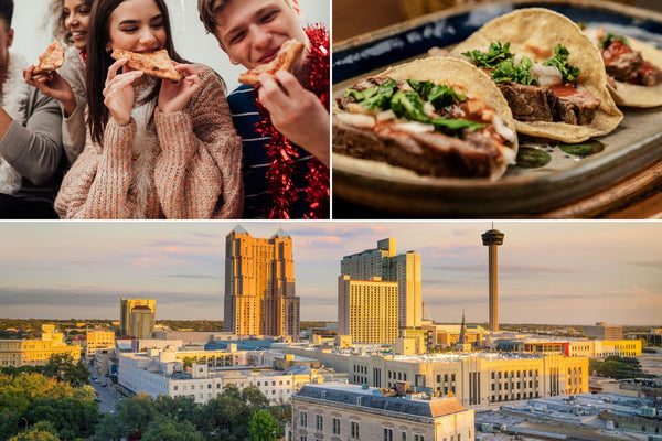 Food Tour with umbrellas