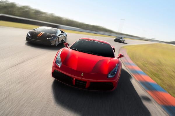 three-supercars-going-fast