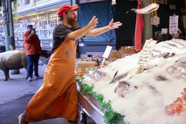 throwing fish