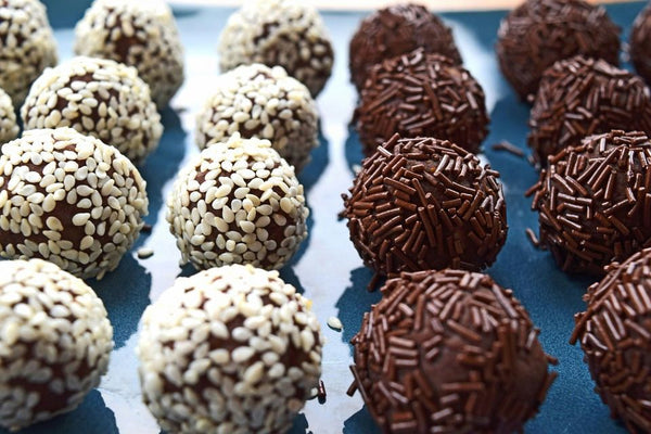 truffles with sprinkles