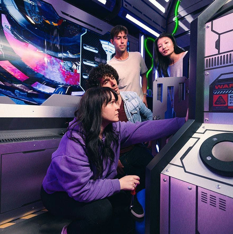 trying to solve cosmic escape room