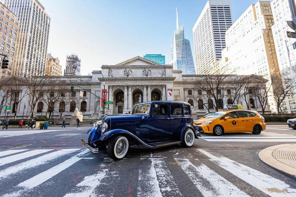 vintage car in new york