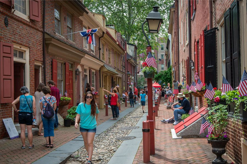 walking-through-town