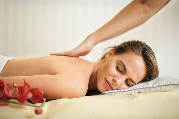 woman getting a massage
