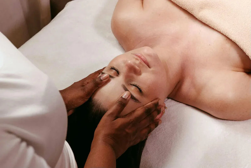 Woman getting massage 203