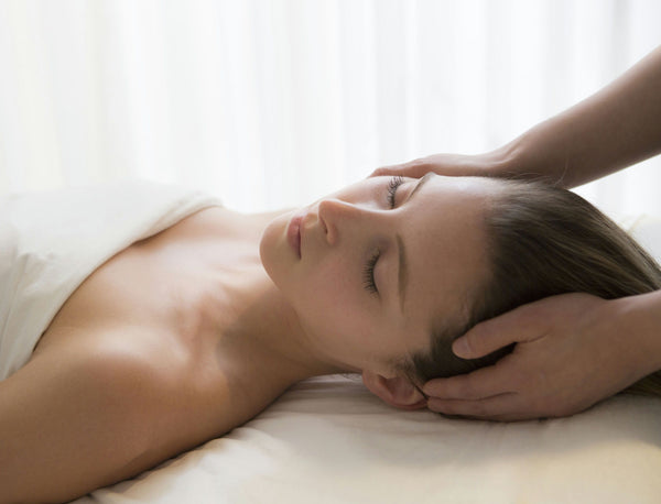 woman in spa experience