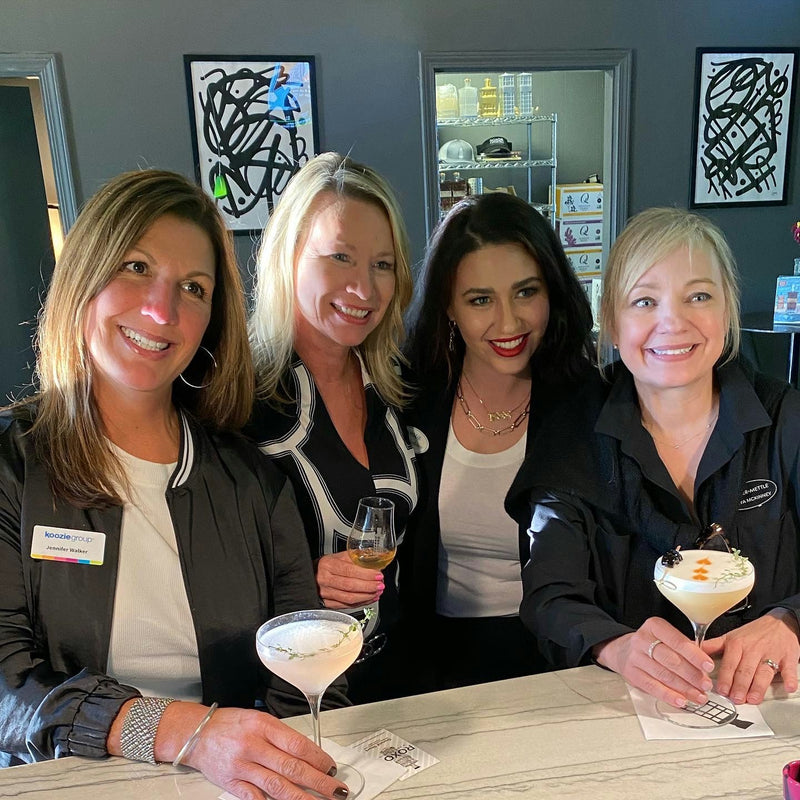 women with cocktails
