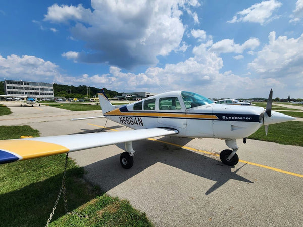 yellow and blue small plane